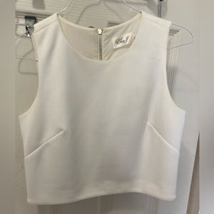 Cropped Eliza J formal top